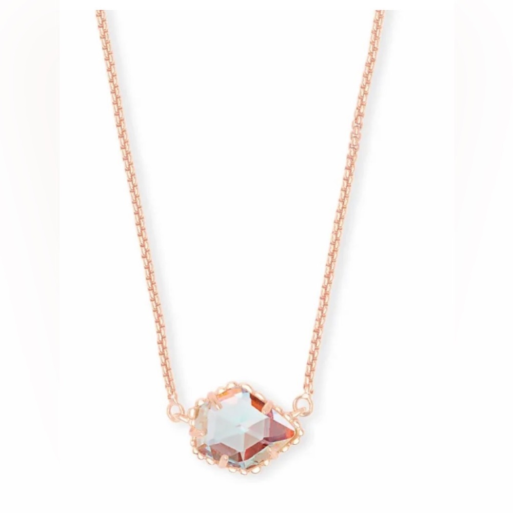 NWT Kendra Scott Tess Dichroic Glass Necklace